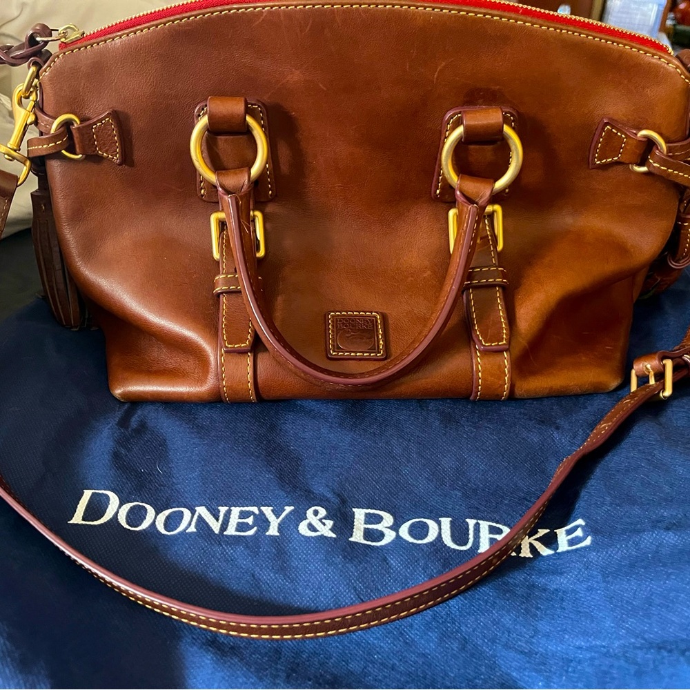 Dooney & Bourke Bristol satchel in chestnut color - Picture 1 of 13